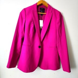 NWT J. Crew Women's Parke blazer in Italian Stretch Wool 6 Fuschia Pink …